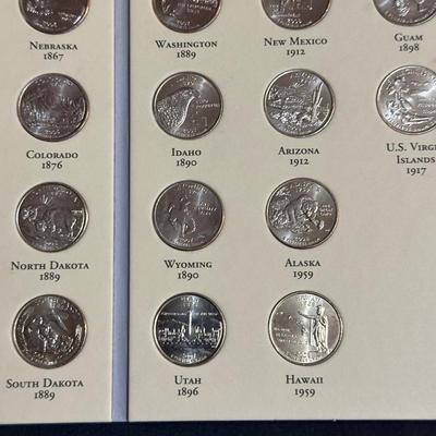 COLLECTION OF STATE QUARTERS FROM 1999-2009