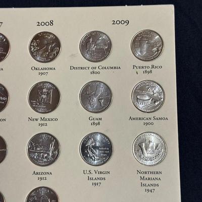 COLLECTION OF STATE QUARTERS FROM 1999-2009