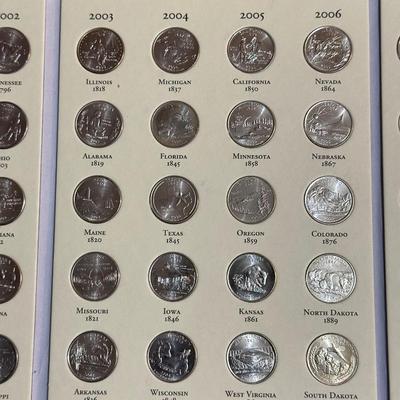 COLLECTION OF STATE QUARTERS FROM 1999-2009