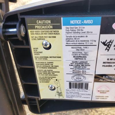 Gorilla and Cosco Step Ladders (G-KD)