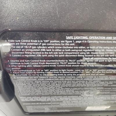 Big Buddy-Mr. Heater Portable Propane Heater (G-KD)