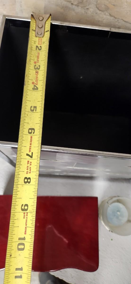 Sale Photo Thumbnail #349: Interesting lot of misc stuff. Waste basket and tissue holder are quite nice