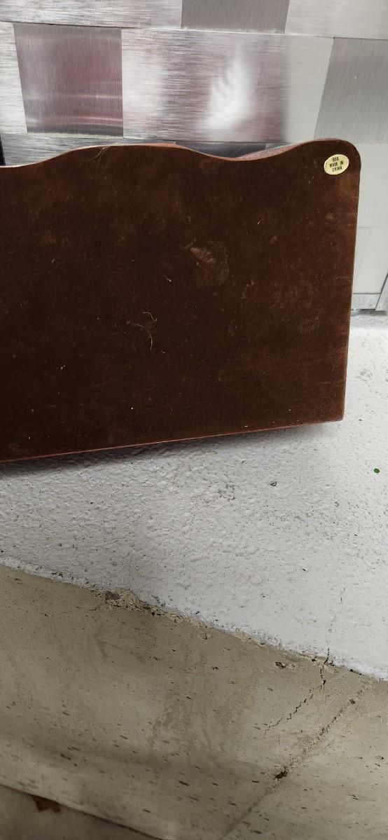 Sale Photo Thumbnail #357: Interesting lot of misc stuff. Waste basket and tissue holder are quite nice