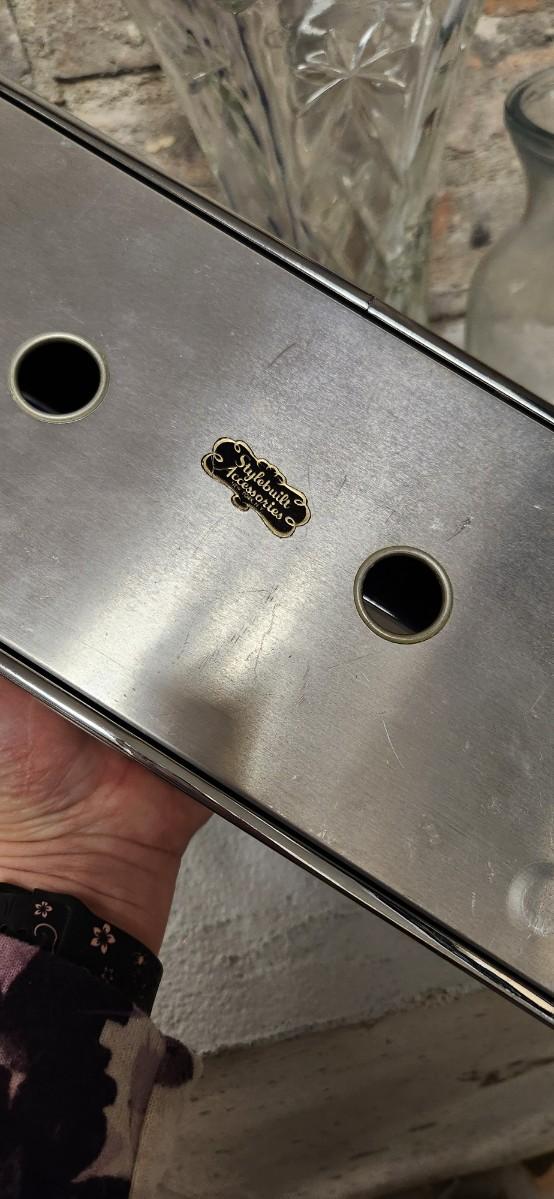 Sale Photo Thumbnail #351: Interesting lot of misc stuff. Waste basket and tissue holder are quite nice