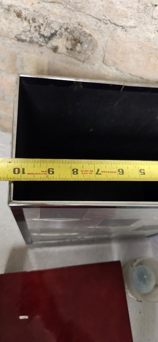 Sale Photo Thumbnail #348: Interesting lot of misc stuff. Waste basket and tissue holder are quite nice