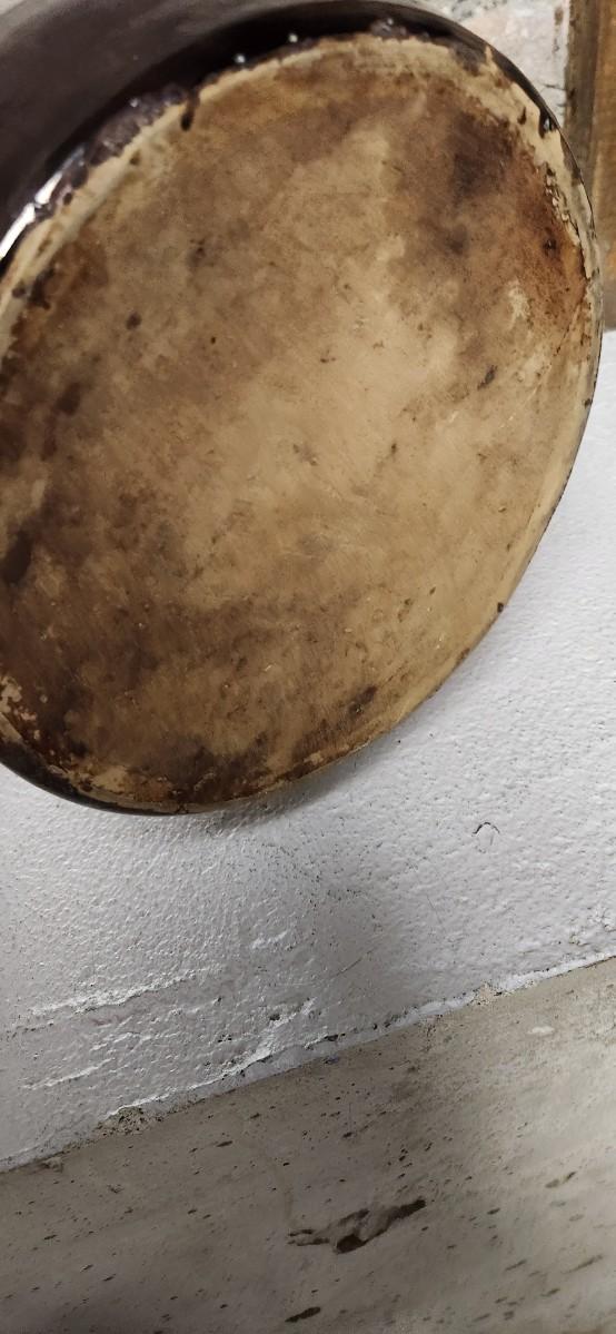 Sale Photo Thumbnail #360: A couple little mirrors, a quart bottle, 2 handleless tea cups and more