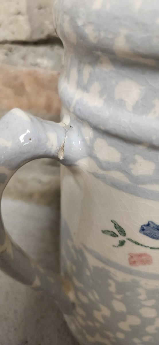 Sale Photo Thumbnail #390: Set of Golden forks, a big spider, brass dipper, wooden napkin rings and a pitcher