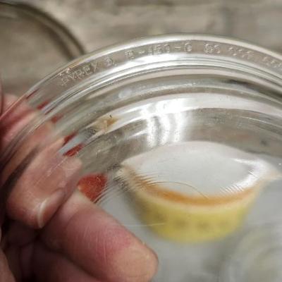 Pyrex, corelle and awesome vintage sauce pan