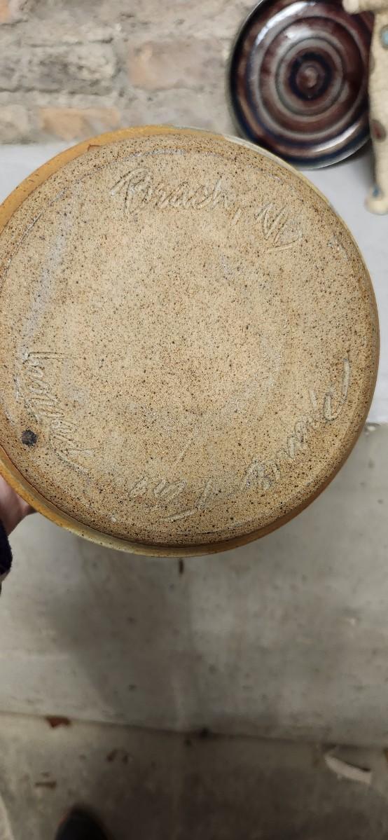 Sale Photo Thumbnail #408: Beach ND made planter, sweet pottery plate and a fantastic giraffe