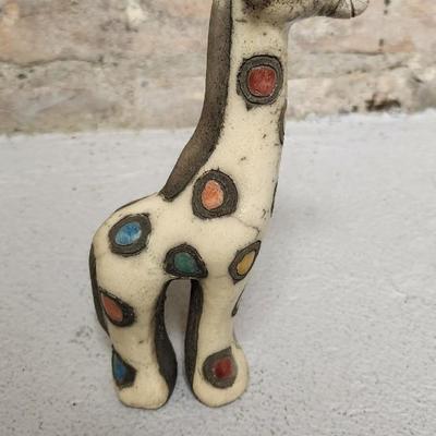 Prairie Fire planter, giraffe and plate