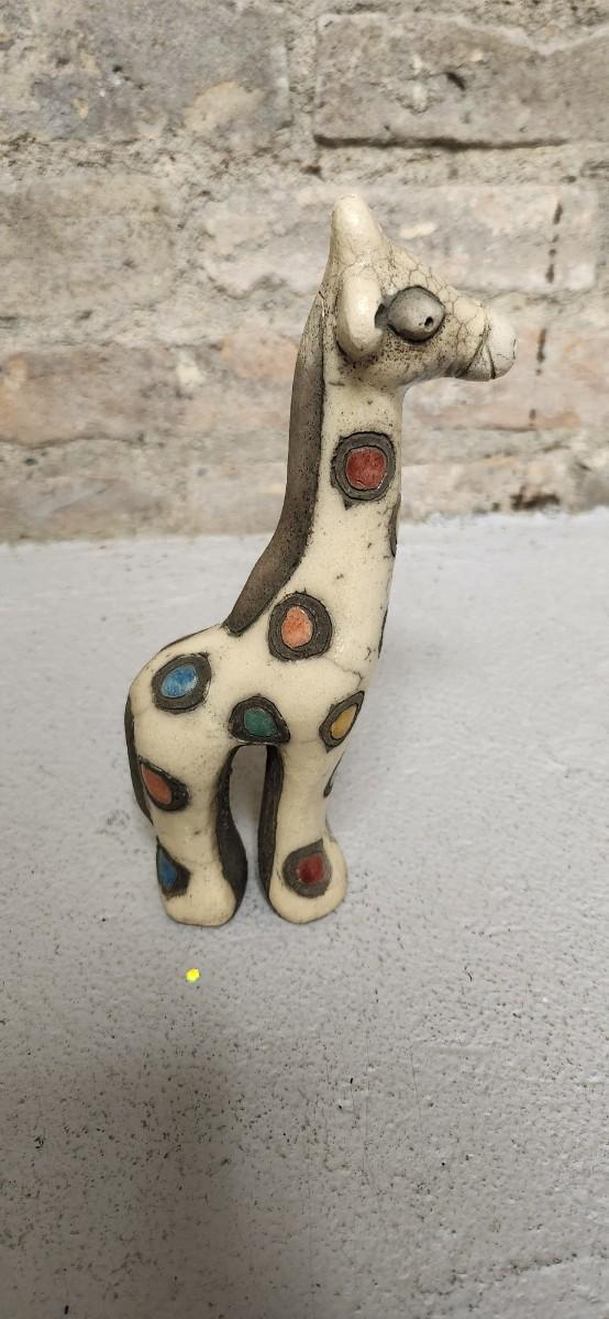 Sale Photo Thumbnail #413: Beach ND made planter, sweet pottery plate and a fantastic giraffe