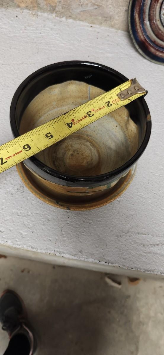 Sale Photo Thumbnail #407: Beach ND made planter, sweet pottery plate and a fantastic giraffe