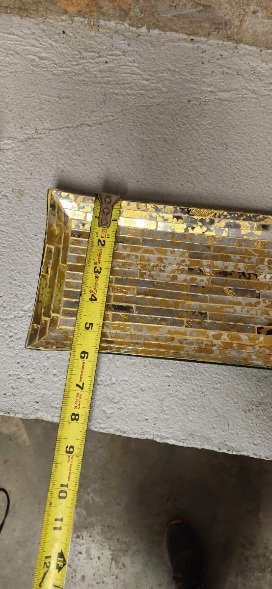 Sale Photo Thumbnail #426: Neat glass tray and lots of little trinkets