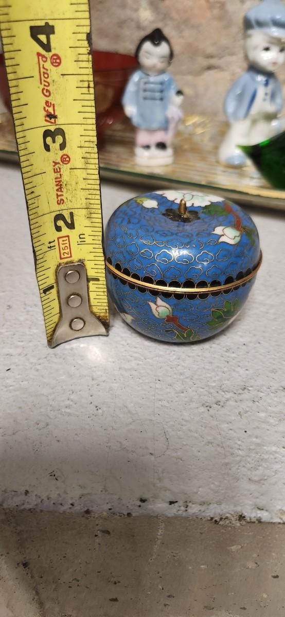 Sale Photo Thumbnail #415: Neat glass tray and lots of little trinkets