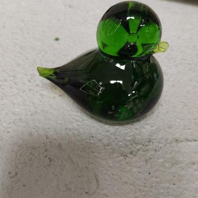 Glass plate and trinkets