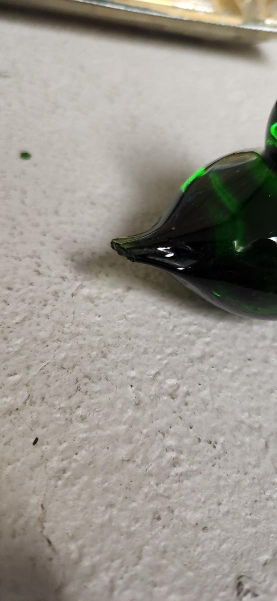 Sale Photo Thumbnail #419: Neat glass tray and lots of little trinkets