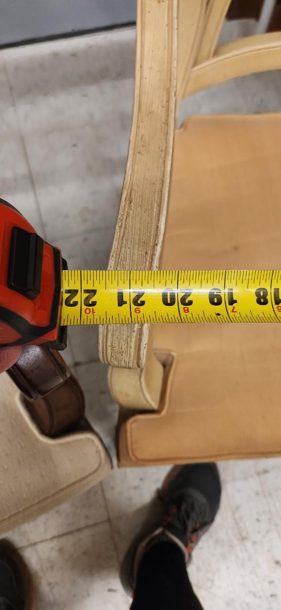 Sale Photo Thumbnail #449: Super pair of chairs. Same design, different colors