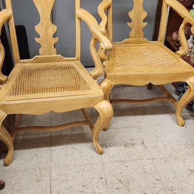 Pair of Queen Anne chairs