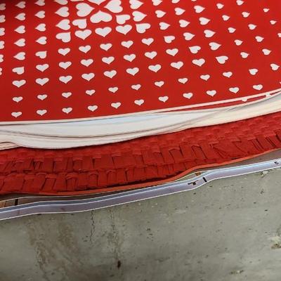 Stack of vinyl placemats