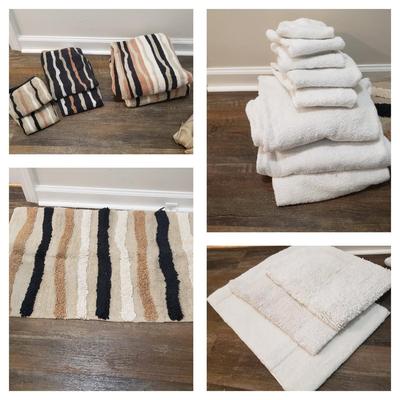 White and Brown/Black Towels and More (BGB-KD)
