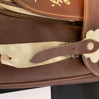 HOPALONG CASSIDY PENCIL CASE AND VINYL BAG