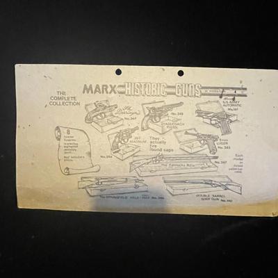 MARX HISTORIC GUNS ON SEA BOARD