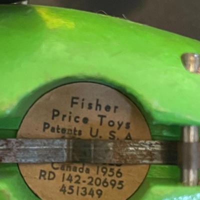 FISHER PRICE GABBY GOOFIES WOODEN PULL TOY