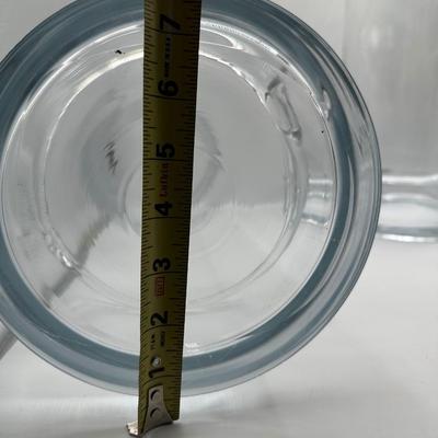 Pair of Large Glass Cylinder Vases