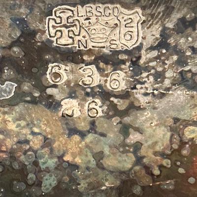 Pair Silverplate Serving Trays – Grape & Leaf Detail