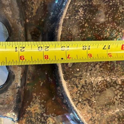 Pair Silverplate Serving Trays – Grape & Leaf Detail