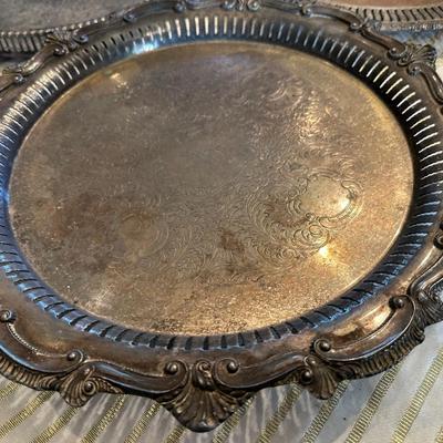 Vintage Silverplate Serving Trays – Lot of 4