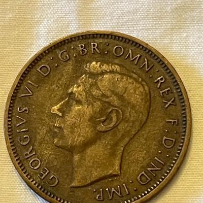 1947 AND 1952 BRITISH HALF PENNIES