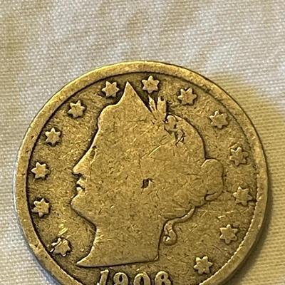 1902 AND 1906 LIBERTY HEAD NICKELS