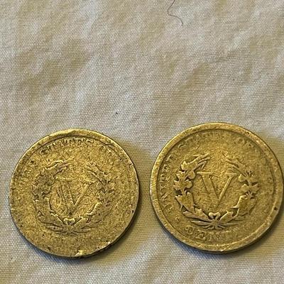 1902 AND 1906 LIBERTY HEAD NICKELS