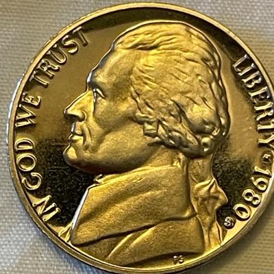 UNC PENNY, NICKEL AND DIME