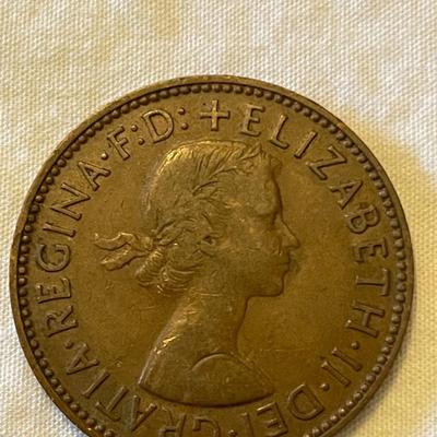 1958 AND 1921 BRITISH HALF PENNIES