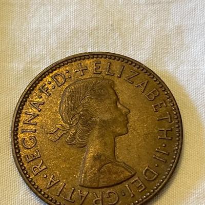 1943 AND 1959 BRITISH HALF PENNIES