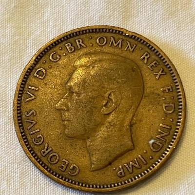 1943 AND 1959 BRITISH HALF PENNIES