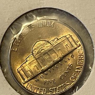 1950-D AND 1954 UNC NICKELS