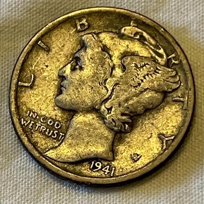 1936 AND 1941 MERCURY DIMES