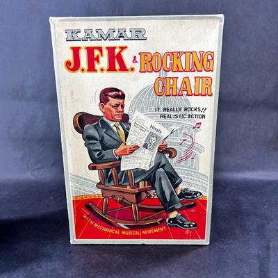 Vintage Wind-Up | JFK & Rocking Chair | Kamar
