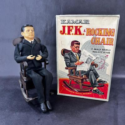 Vintage Wind-Up | JFK & Rocking Chair | Kamar