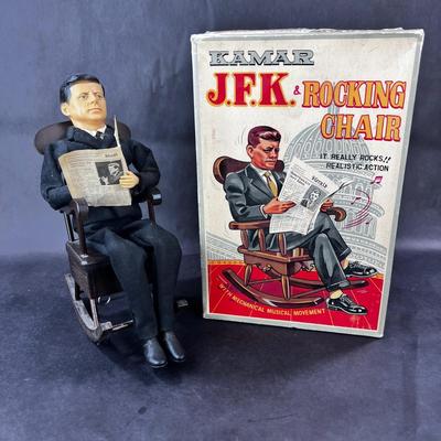Vintage Wind-Up | JFK & Rocking Chair | Kamar