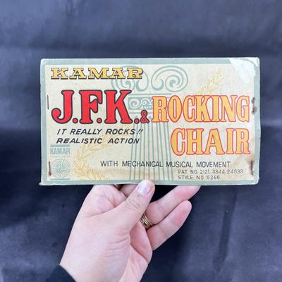 Vintage Wind-Up | JFK & Rocking Chair | Kamar