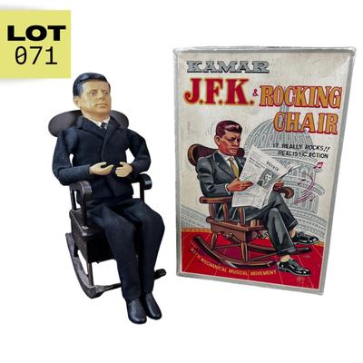 Vintage Wind-Up | JFK & Rocking Chair | Kamar