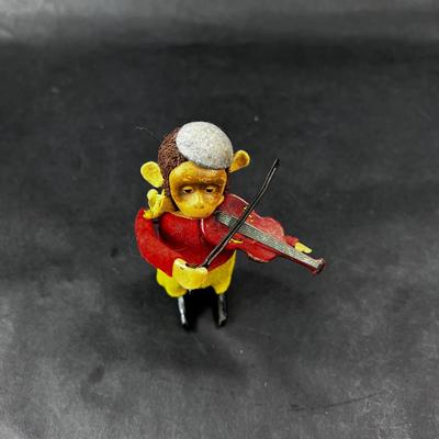 Vintage Wind-Up | Small Monkey with Violin | Germany