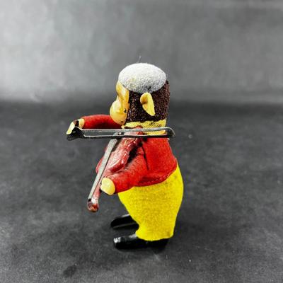 Vintage Wind-Up | Small Monkey with Violin | Germany