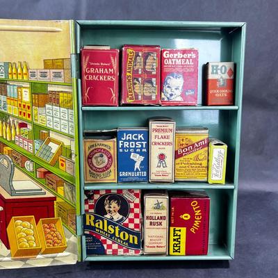 VIntage Tin Litho | The Corner Grocer | Wolverine