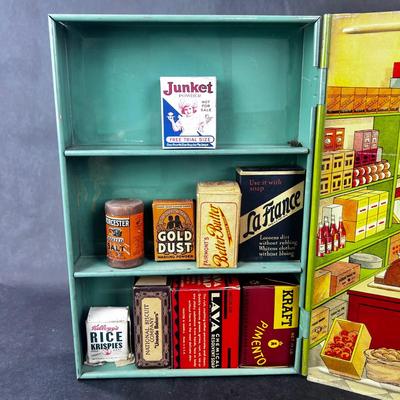 VIntage Tin Litho | The Corner Grocer | Wolverine