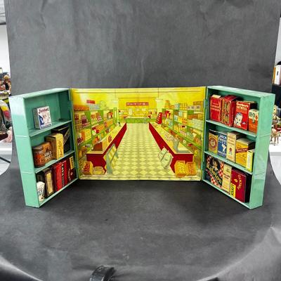 VIntage Tin Litho | The Corner Grocer | Wolverine